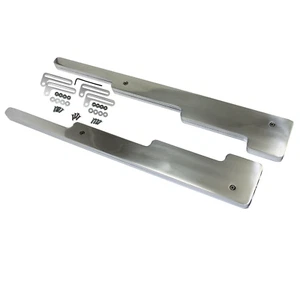 Universal V8 Polished Aluminum Linear Smooth Universal Wire Loom SBC BBC Ford - Bild 1 von 8