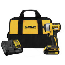 DEWALT DCF787C1 20V MAX BL Li-Ion 1/4 in. Impact Driver Kit (1.5 Ah) New