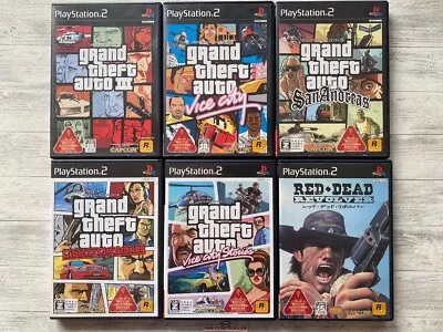 SONY PS2 Grand Theft Auto Ⅲ Vice City San Andreas liberty City Red Dead Revolver - Image 1 of 4