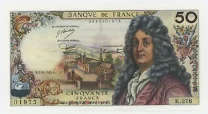 France 50 Francs 2-10-1975 Pick 148.e XF+ Circulated Banknote Ref 975 - Picture 1 of 2
