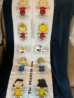 Vintage Fabric PEANUTS GANG Charlie Brown Snoopy Lucy Linus sew and stuff NOS