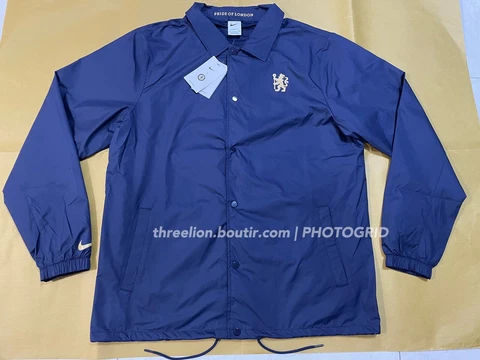 BNWT 2021 Nike Chelsea FC Pride of London Storm-FIT Navy Soccer Coach Jacket XL Cover