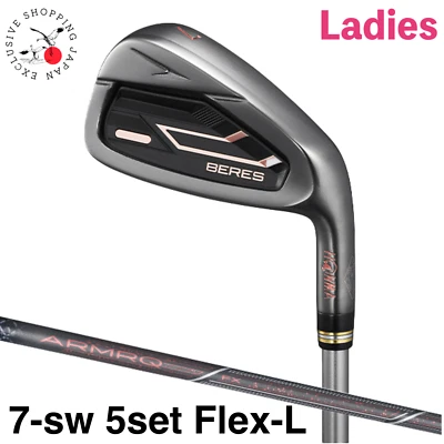 HONMA BERES 09 Ladies Black 2024 Iron #7-sw 5 Set ARMRQ FX Flex L Japan Limited - Image 1 of 4