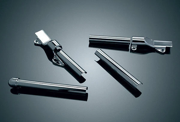 Kuryakyn Chrome Rear Softail Swingarm Covers Accents Trim Harley Heritage 2007 - Imagem 1 de 3