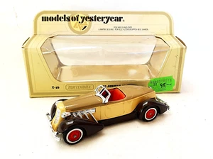 Matchbox Models Of Yesteryear 1:43 Y-19 1935 AUBURN 851 Supercharged NMIB`84! - Picture 1 of 7