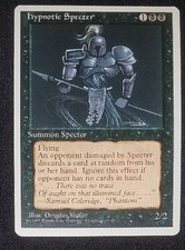 Magic the Gathering 4th edition hypnotic Specter unplayed card SC67