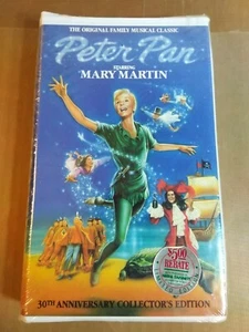 Peter Pan (VHS, 1990) clamshell sealed! - Imagen 1 de 3