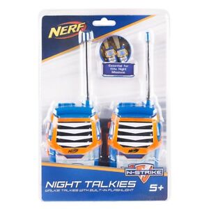 Nerf N-Strike Night Talkies Set ~ Built In Flashlight Walkie Talkie Kids Toy