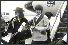 Foto Diana Rigg aeropuerto de Múnich - Riem Lufthansa James Bond estreno película 1969