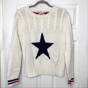 Tommy Hilfiger Crewneck Sweater w/ red stripe - Picture 1 of 6