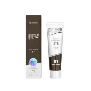 Bronsun Eyelash and Eyebrow Gel Dye 15 ml #1 deep dark New formula Hybrid dye - Picture 1 of 1