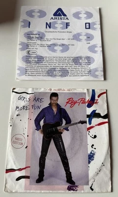 7" Vinyl Single : RAY PARKER Jr. 'Girls are more fun' - Arista -Promo - 1985 - Bild 1 von 4