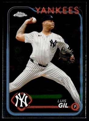 LUIS GIL 2024 TOPPS CHROME UPDATE NEW YORK YANKEES #USC160 - Image 1 of 2