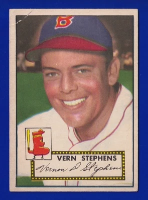 VERN STEPHENS red sox 1952 TOPPS #84 FAIR/GOOD - Image 1 of 2
