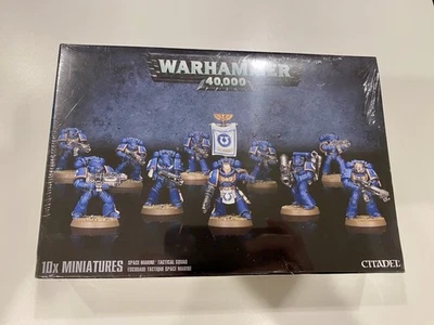 游戏工作室 战锤 40k 太空海军陆战队 战术小队 盒子 全新未拆封 — 第 1/3 张图片