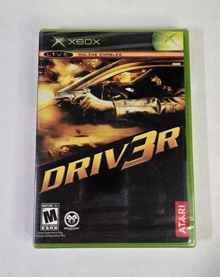 Driver 3 Driv3r (Microsoft Xbox Original, 2004) Factory Sealed Brand New - Image 1 of 4