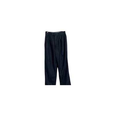 Pantalones de vestir de cachemir visón Worsted gris plisado calce clásico para hombre Foto 1 de 4