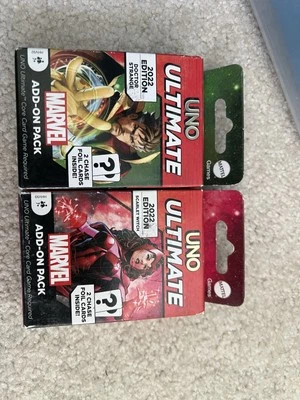 Uno Ultimate 2022 Marvel Dr Strange, Scarlett Witch Add On Set Of 2 - Image 1 of 2