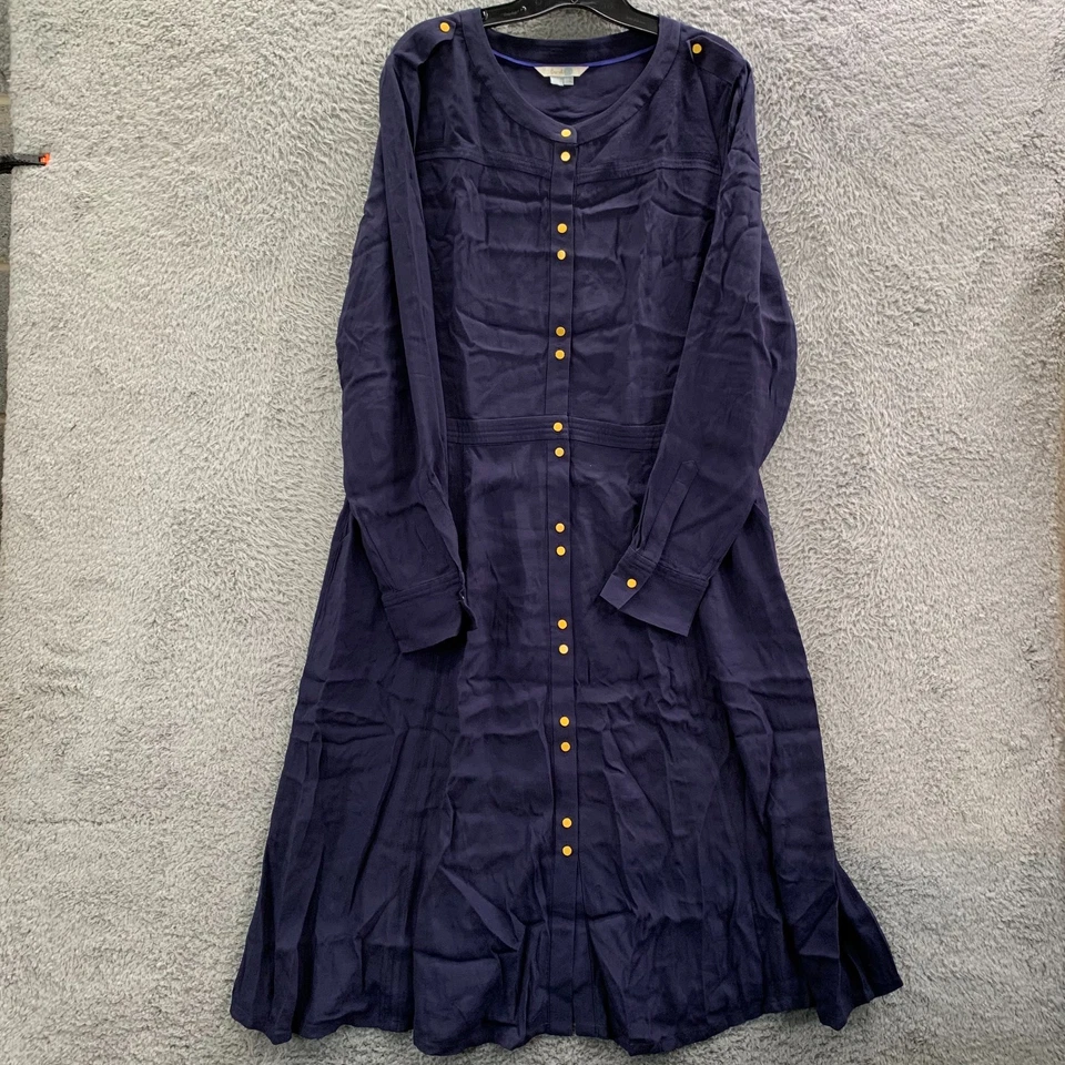 Платье BODEN женское размер 18 длинное синее* - Изображение 1 из 4