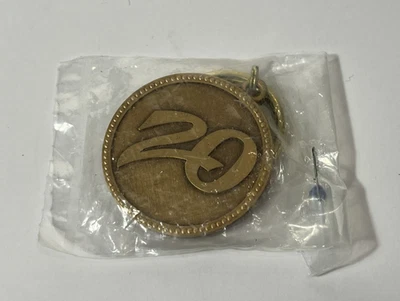 Vintage INTEL 20th Anniversary 1968-1988 Promotional Keychain 20 Years Strong - Image 1 of 4