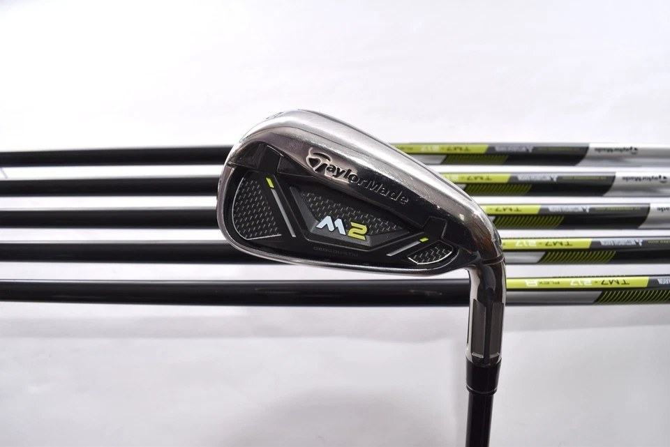 6pcs TaylorMade M2 Iron Set 5-6-7-8-9-PW Flex Regular TM7-217 RH Irons Japan - Image 1 of 4