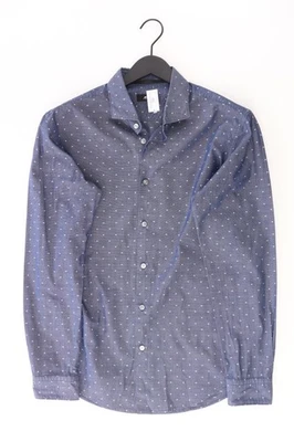 ✅ BOSS by Hugo Boss camicetta per uomo taglia 52, L punteggiato blu ✅ - Immagine 1 di 4