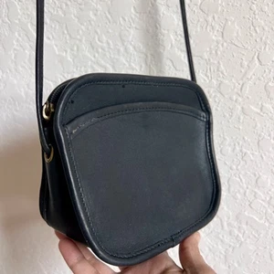 Mini Bandolera Coach Cuero Negro Correa Ajustable ¡DE COLECCIÓN! - Imagen 1 de 8