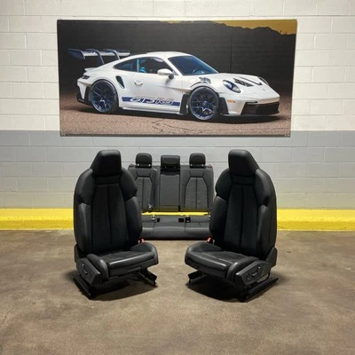 2022-2024 Audi S3 8Y Interior Set Front & Rear Seats Leather Black OEM Foto 1 de 4