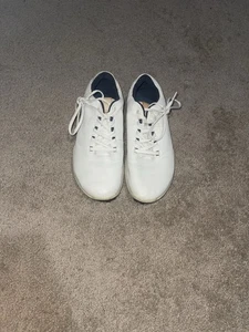 Ecco Mens White Hybrid Waterproof Size 10/ EU 43 Spikeless Golf Shoes - Picture 1 of 6