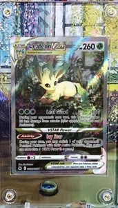 Pokemon Leafeon Vstar GG35 Crown Zenith Custom Display Case Slab - Picture 1 of 1