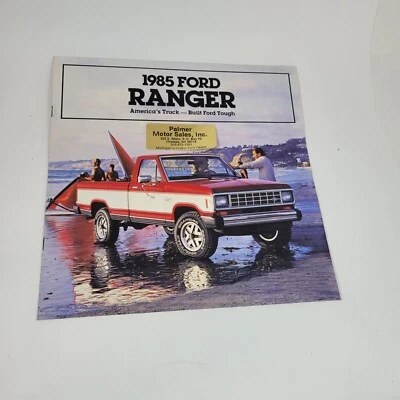Folheto de vendas da concessionária Ford Ranger 1985 catálogo - Imagem 1 de 4