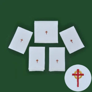 Juego de 5 vestidos de lino de altar, 1 cabo, 2 purificadores 2 toallas - iglesia - sacerdote - Imagen 1 de 1