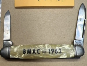 Vintage Two Blade Imperial Knife - Made in The US - 1962 BMAC Advertising Piece - Picture 1 of 8