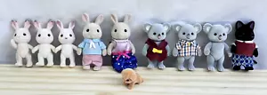 Lote 10 Calico Critters Sylvanian Families 1985 época gato conejitos, koalas, cachorro - Imagen 1 de 21