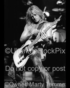 DOUG ALDRICH PHOTO WHITESNAKE 8x10 Black and White Concert Photo Marty Temme - Picture 1 of 1