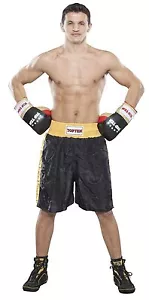 Top Ten- Boxing Shorts teils m. Seitenstreifen. black/g. S-XXL. Boxen. Wettkampf - Bild 1 von 1