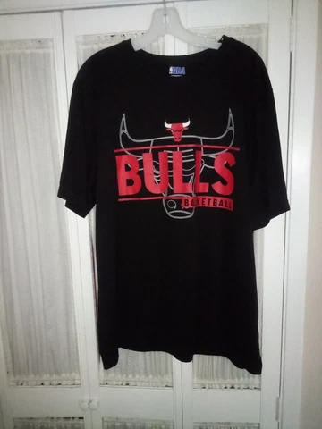 NBA Chicago Bulls Mens Black TX3 Cool Shirt Large - Jordan Rodman Pippen Kerr Cover