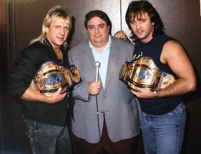 FOTOS DE LUCHA LIBRE PROFESIONAL VINTAGE AÑOS 80 ROCK & ROLL EXPRESS + JOE PEDICINO Foto 1 de 4