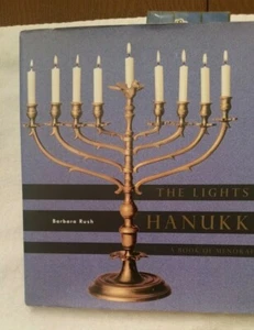 JEWISH HEBREW THE LIGHTS OF HANUKKAH CHANUKAH H B BOOK OF MENORAHS UNUSED - Picture 1 of 2