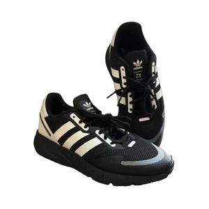 SNEAKERS ADIDAS UOMO ORIGINALS ZX 1K BOOST taglia 8,5 NERO BIANCO RUNNING - Foto 1 di 12