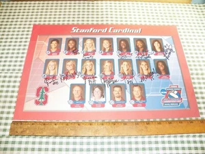 Torneo de campeonato firmado por el equipo de voleibol Stanford 2006, 11 de 14 jugadores - Imagen 1 de 3