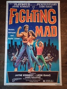 1978 FIGHTING MAD Original 1-SH Movie Poster Leon Isaac Jayne Kennedy - Picture 1 of 4