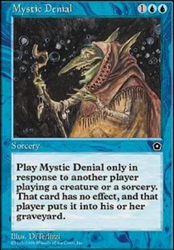 Mystic Denial ~ Heavily Played Portal 2: the Second Age MTG Magic UltimateMTG Bl - Image 1 of 1