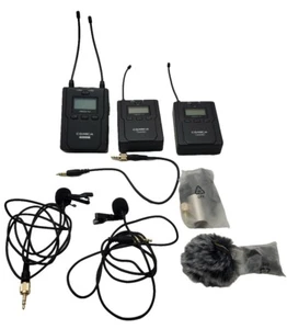 Comica CVM-WM200TX UHF Wireless Dual Transmitter & Receive Microphone System Kit - Picture 1 of 11
