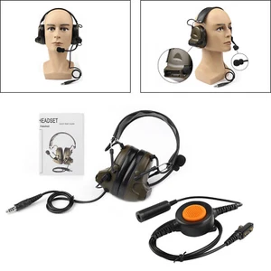 Z Taktyczny zestaw słuchawkowy H50 6-pin U94 PTT do Hytera PD780/780G/700G/580/788/782/785 - Zdjęcie 1 z 16