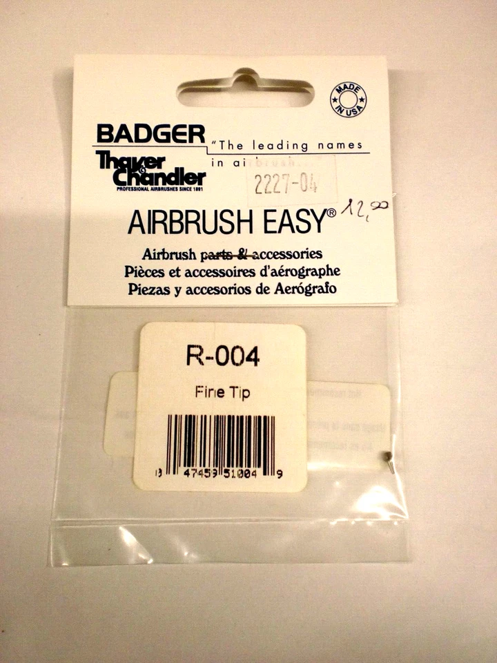 BADGER R 004 - FINE TIP per AEROGRAFO modello RENEGADE KROME A - Immagine 1 di 1