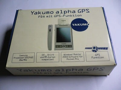 Yakumo alpha GPS - PDA mit Zubehörpaket in OVP - Bild 1 von 3