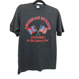 Vintage Men's Large Patriotic America Graphic T-Shirt Made in USA - Picture 1 of 7