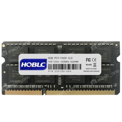 New 32GB 4X8GB PC3-10600 DDR3-1333Mhz 204Pin Unbuffered SODIMM Laptop Memory CL9 - Image 1 of 4