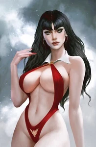 VAMPIRELLA #1 - JUSTINE FLORENTINO VIRGIN VARIANT COVER A KNIGHT OF COMICS C2E2 - Bild 1 von 5